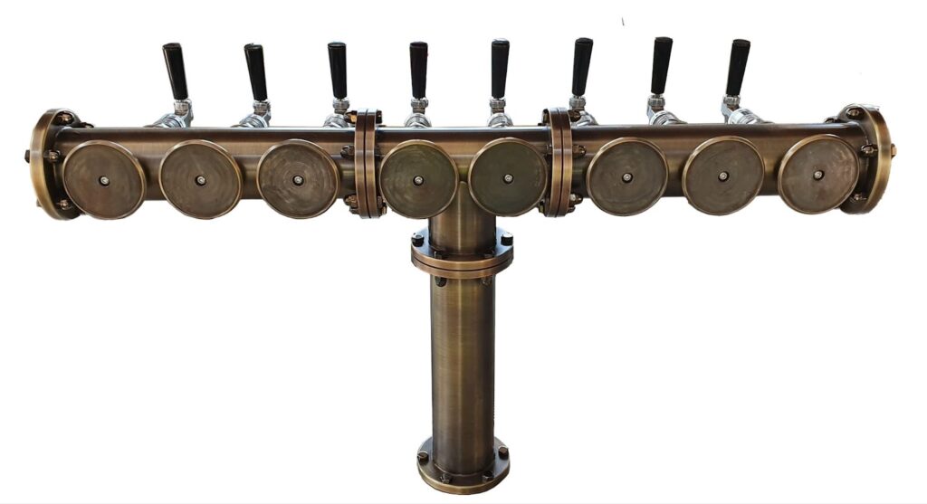 The T Flanged Font