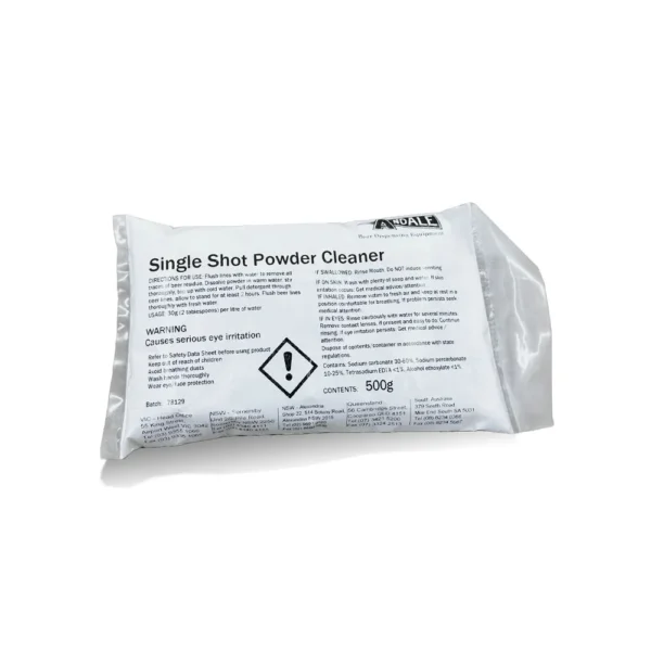 Beer tap cleaning sachet