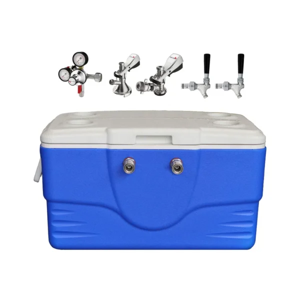 Cold plate cooler pack - double