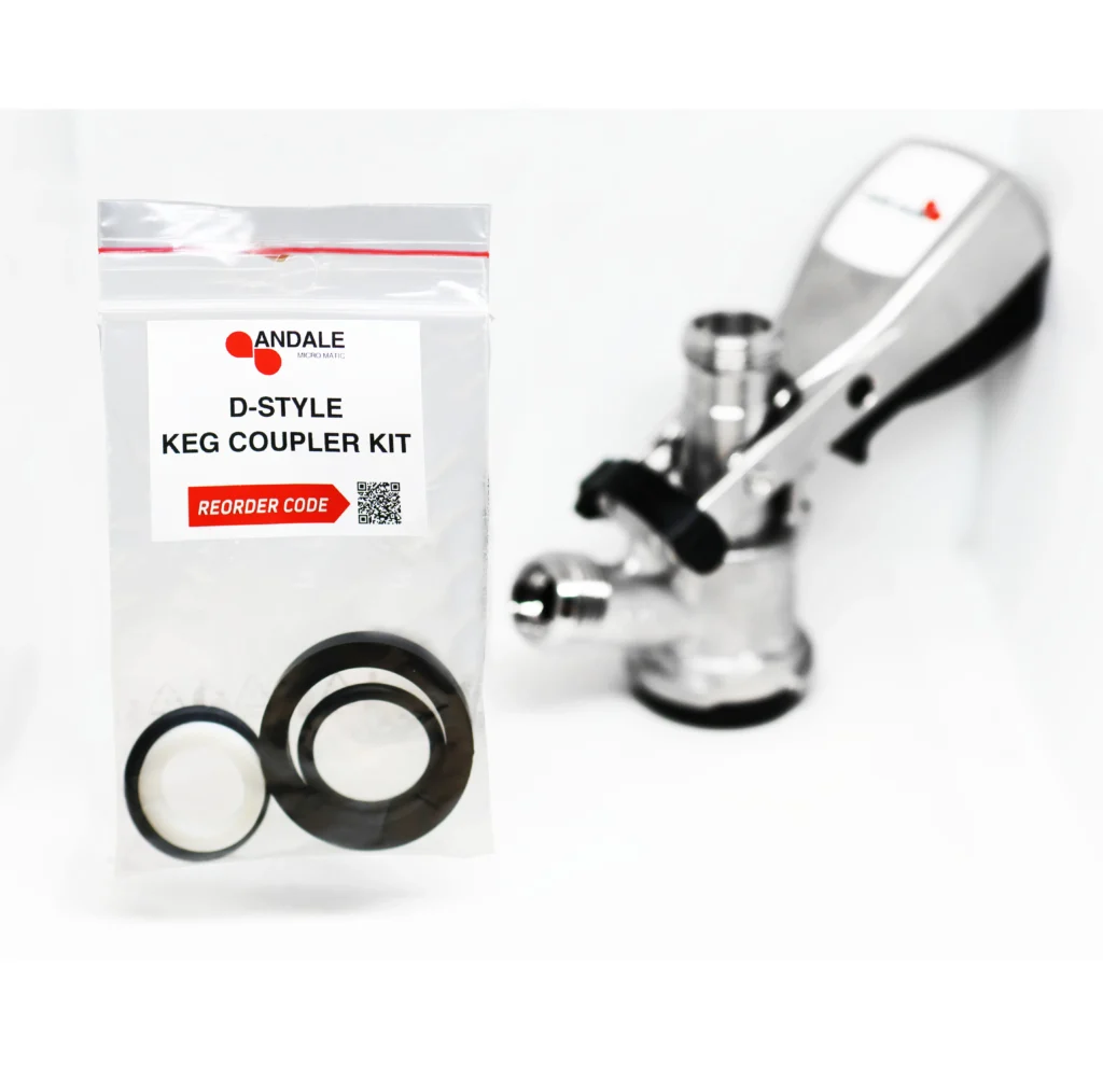 D-Style Keg Coupler Kit Andale Micro Matic D-style keg coupler kit replacement parts for d style keg couplers