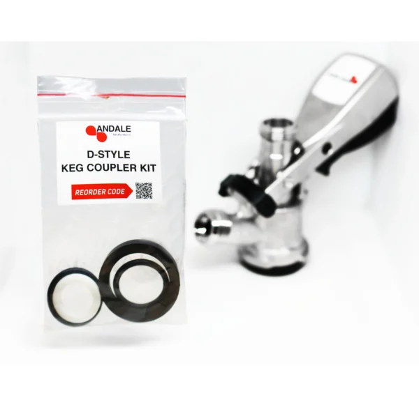D-Style Keg Coupler Kit Andale Micro Matic D-style keg coupler kit replacement parts for d style keg couplers