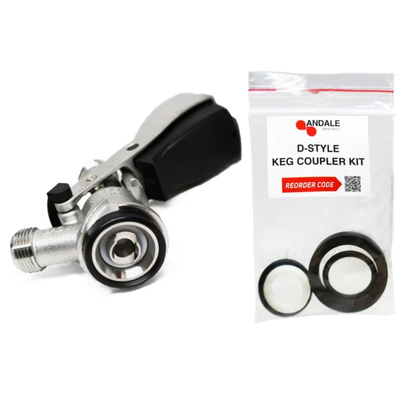 D-Style Keg Coupler Kit Andale Micro Matic D-style keg coupler kit replacement parts for d style keg couplers