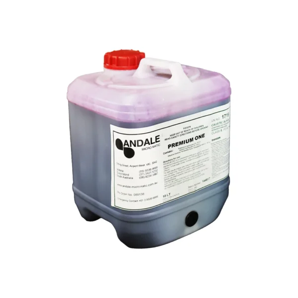 Premium one beer line cleaner with red dye indicator from Andale Micro Matic