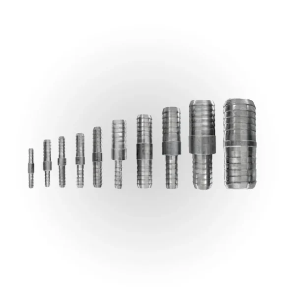 Splicers stainless steel to connect draught beer tube together form Andale Micro Matic