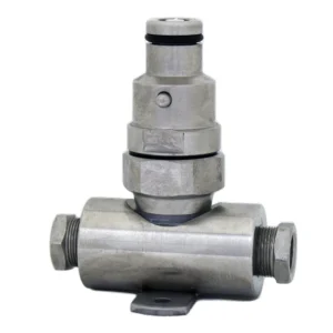 Andale Micro Matic Universal Trunk Crosshead fitted with 3/4" Pinvalve adaptor in stainless steel