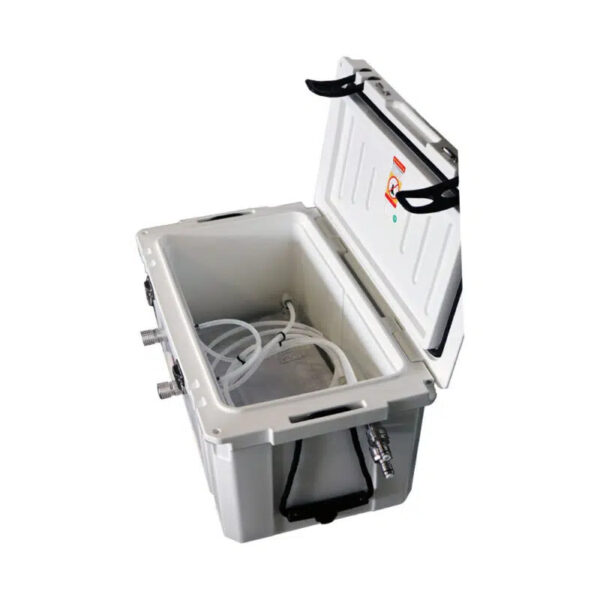 Andale Micro Matic Deluxe Cold Plate Cooler to fit 2 kegs with all parts including the cold plate, taps, keg couplers and gas regulator included.