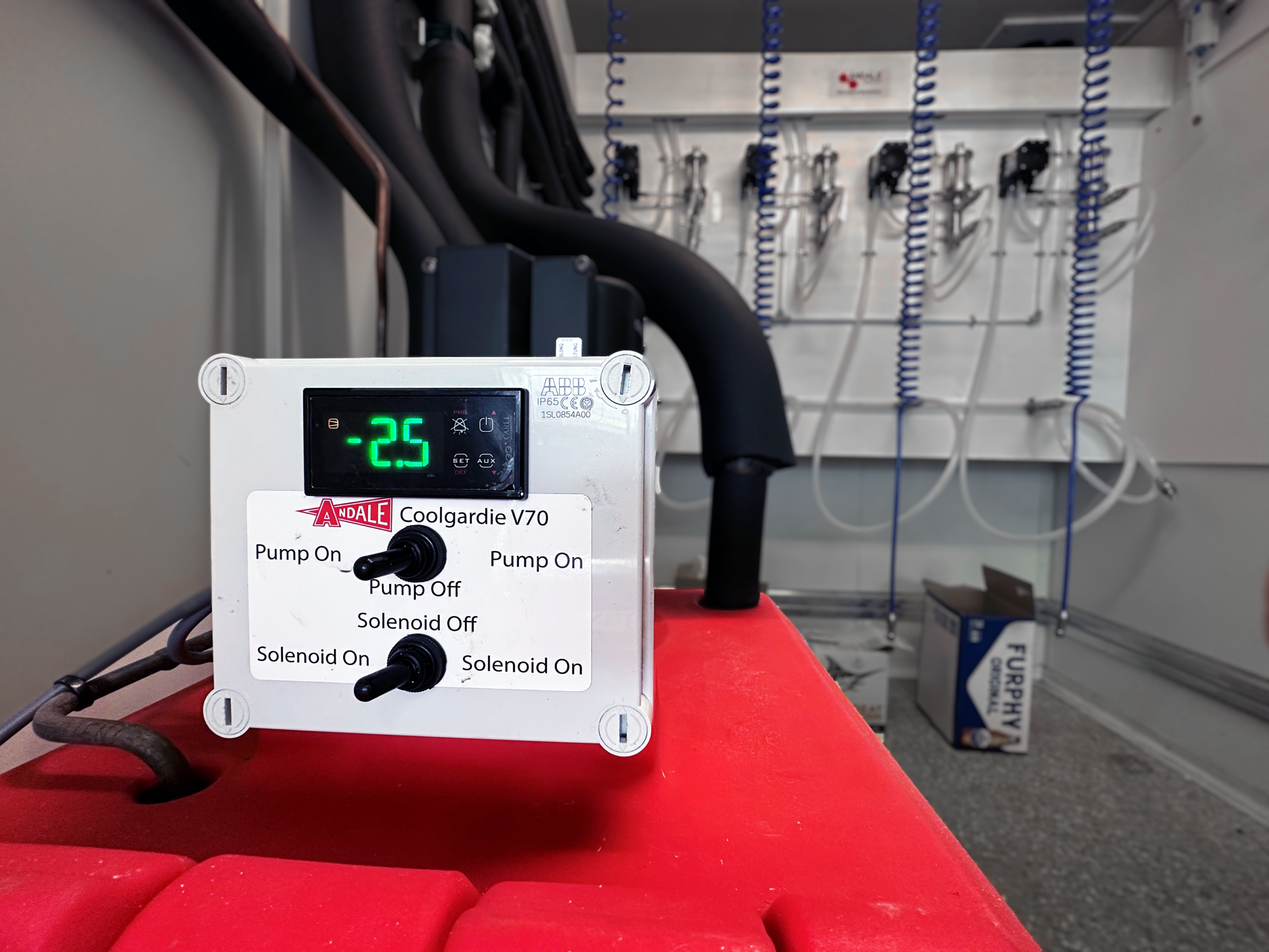 Andale Micro Matic glycol chiller tank thermostat.